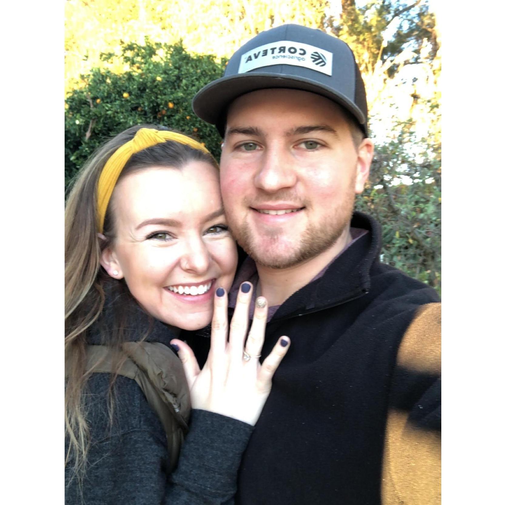 Newly engaged!