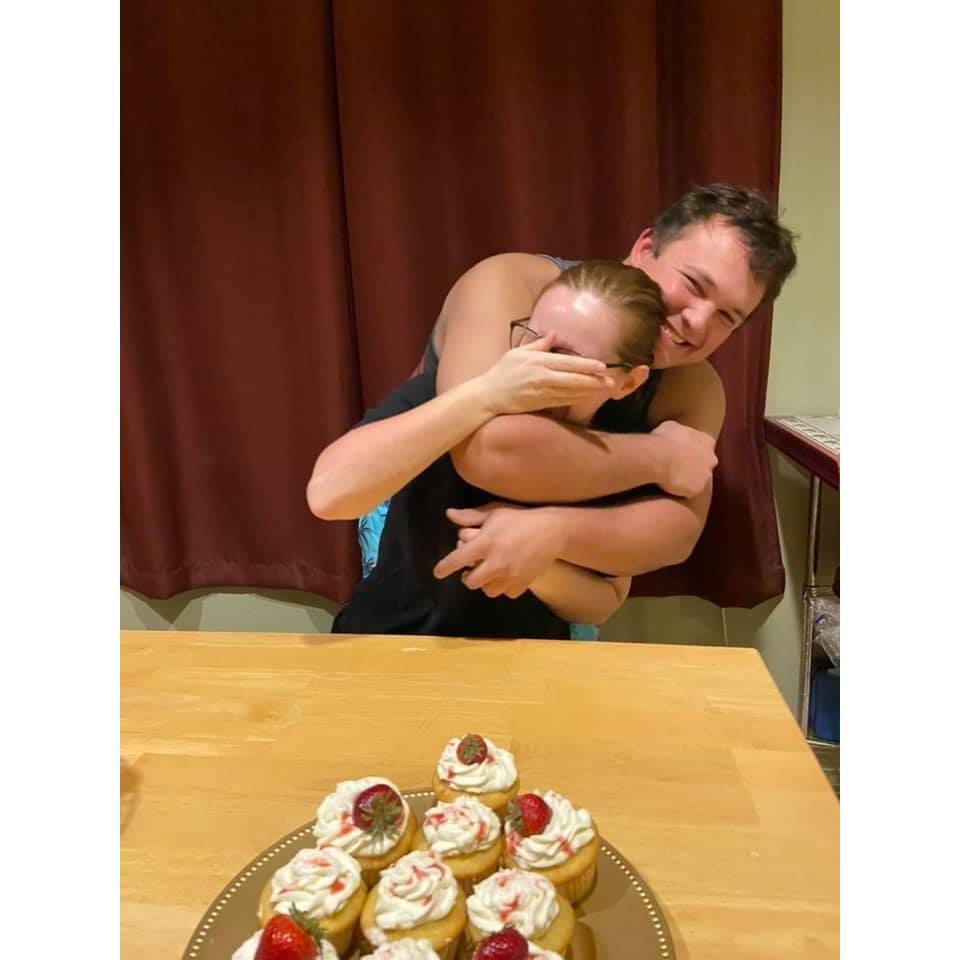 Being silly on Father's Day 2020.