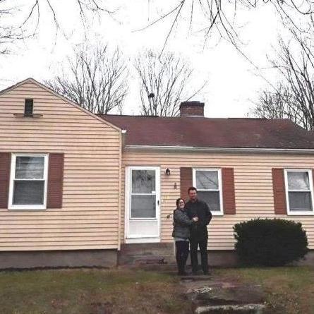 Our first home together, December 2020