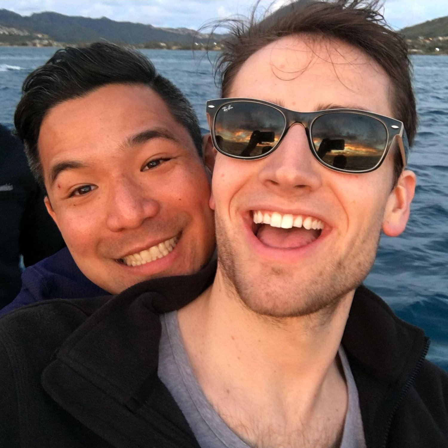 Zack's first time visiting Hawaii! We rode a high speed boat from Honolulu Harbor, across Waikiki, and around Diamond to Hawaii Kai.