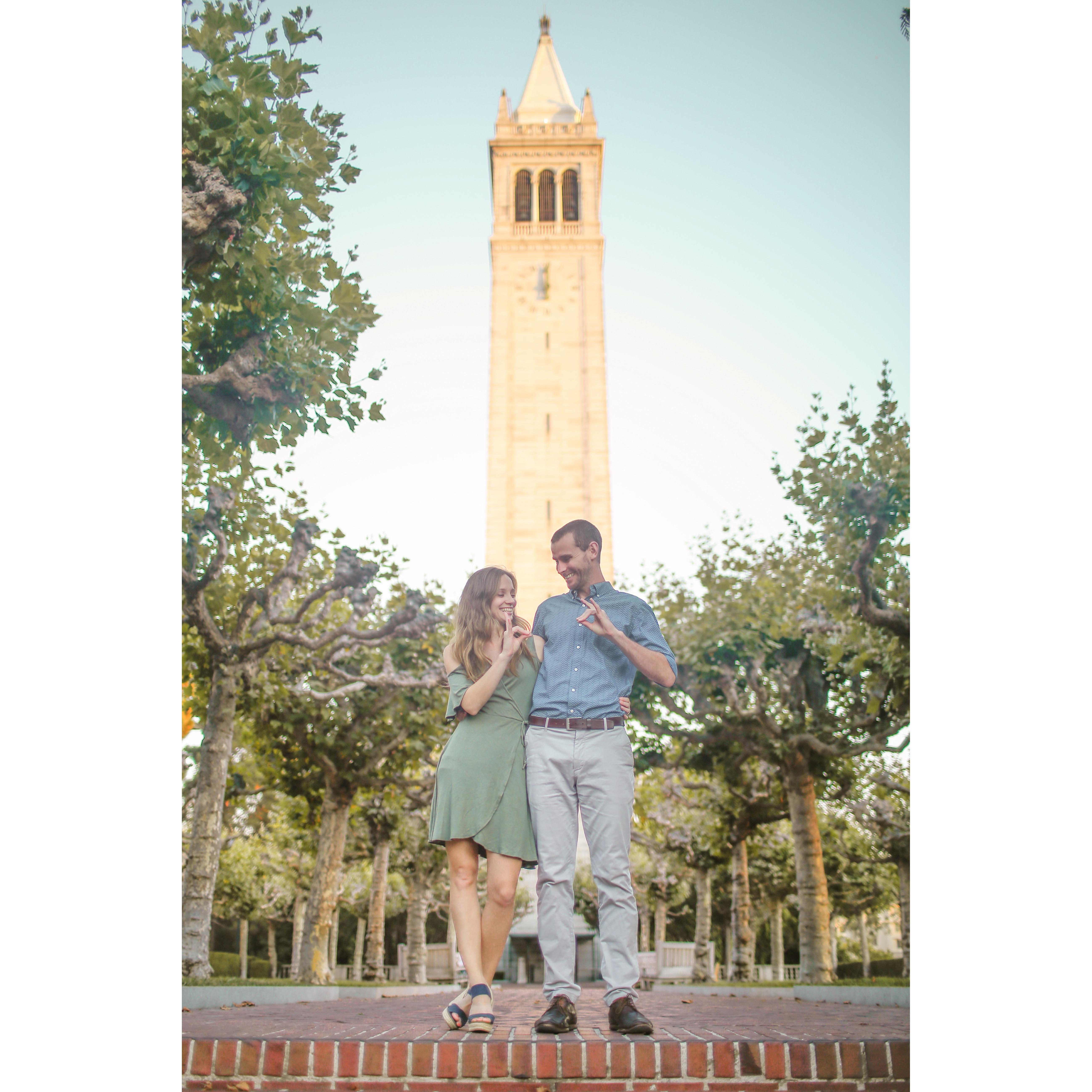 The campanile on the Cal campus holds a special place in our hearts. As does our weird handshake.