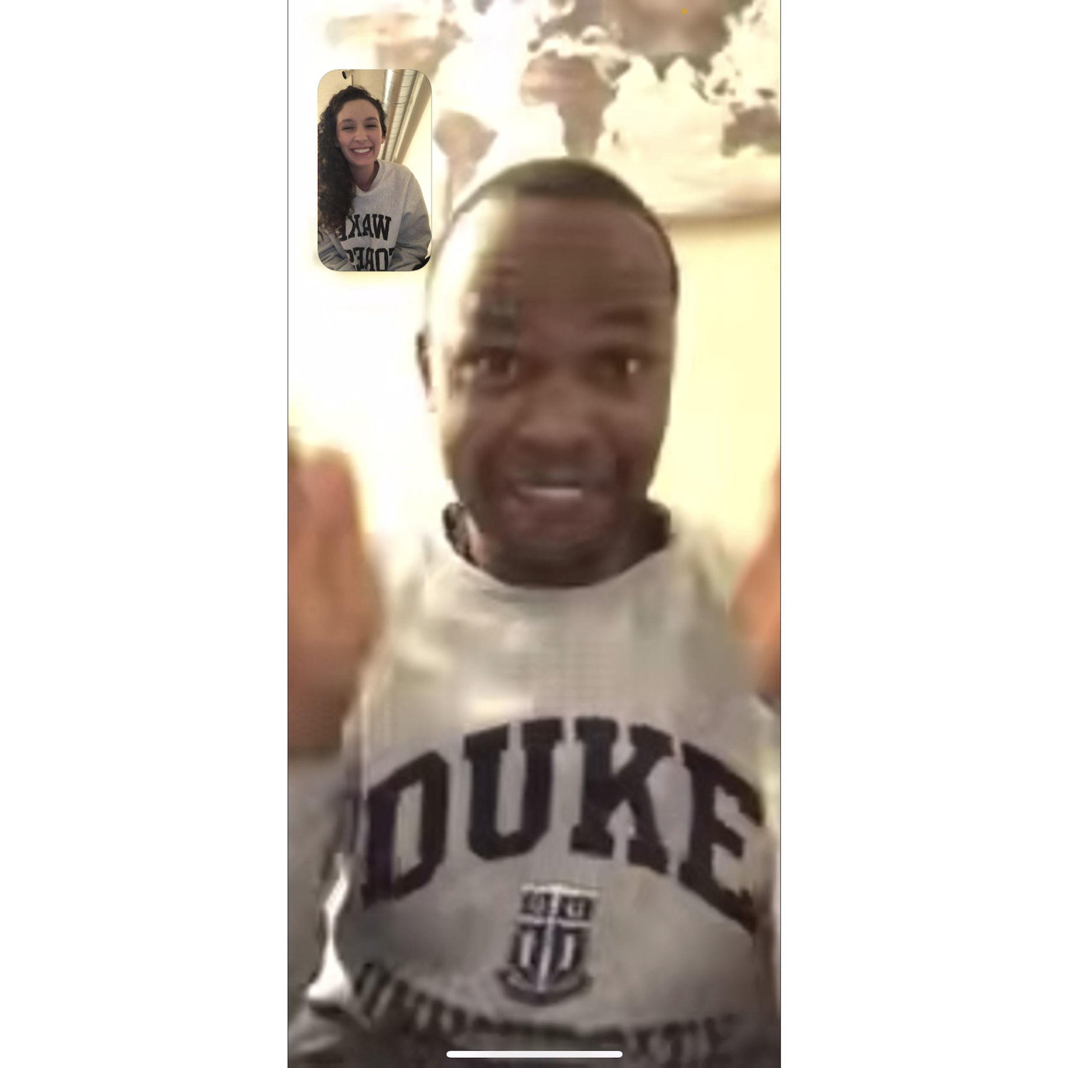 Long-distance has looked like A LOT of Face Time calls and virtual date nights. The one where Eric surprised Hope with the news of his Duke acceptance was by far THE BEST EVER!