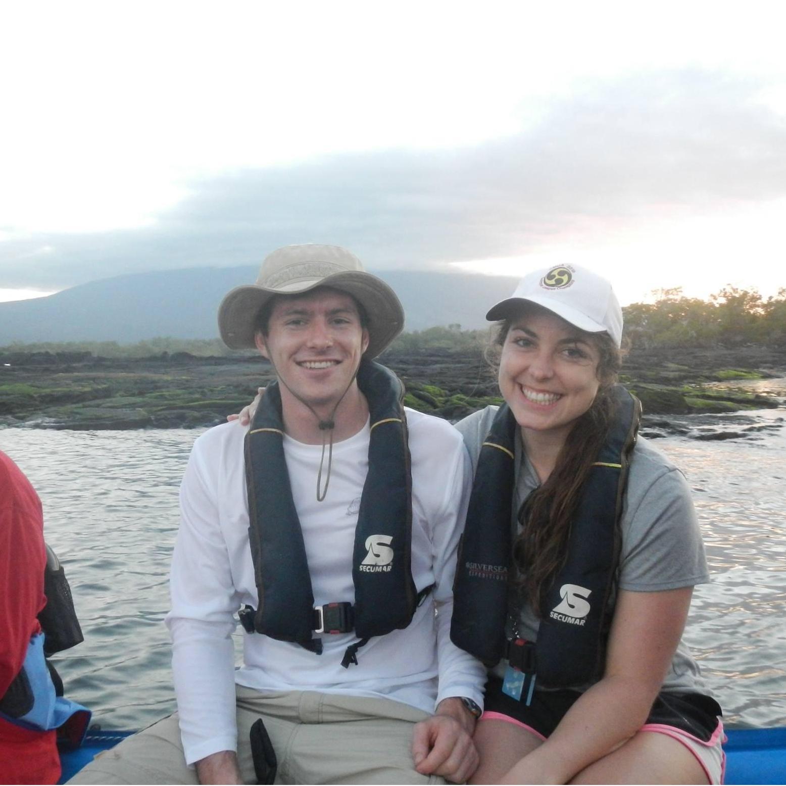 Our first Christmas abroad together in the Galapagos brought love--penguin love that is. We'd independently been surrounded by ocean life, but our first experience together was surreal.