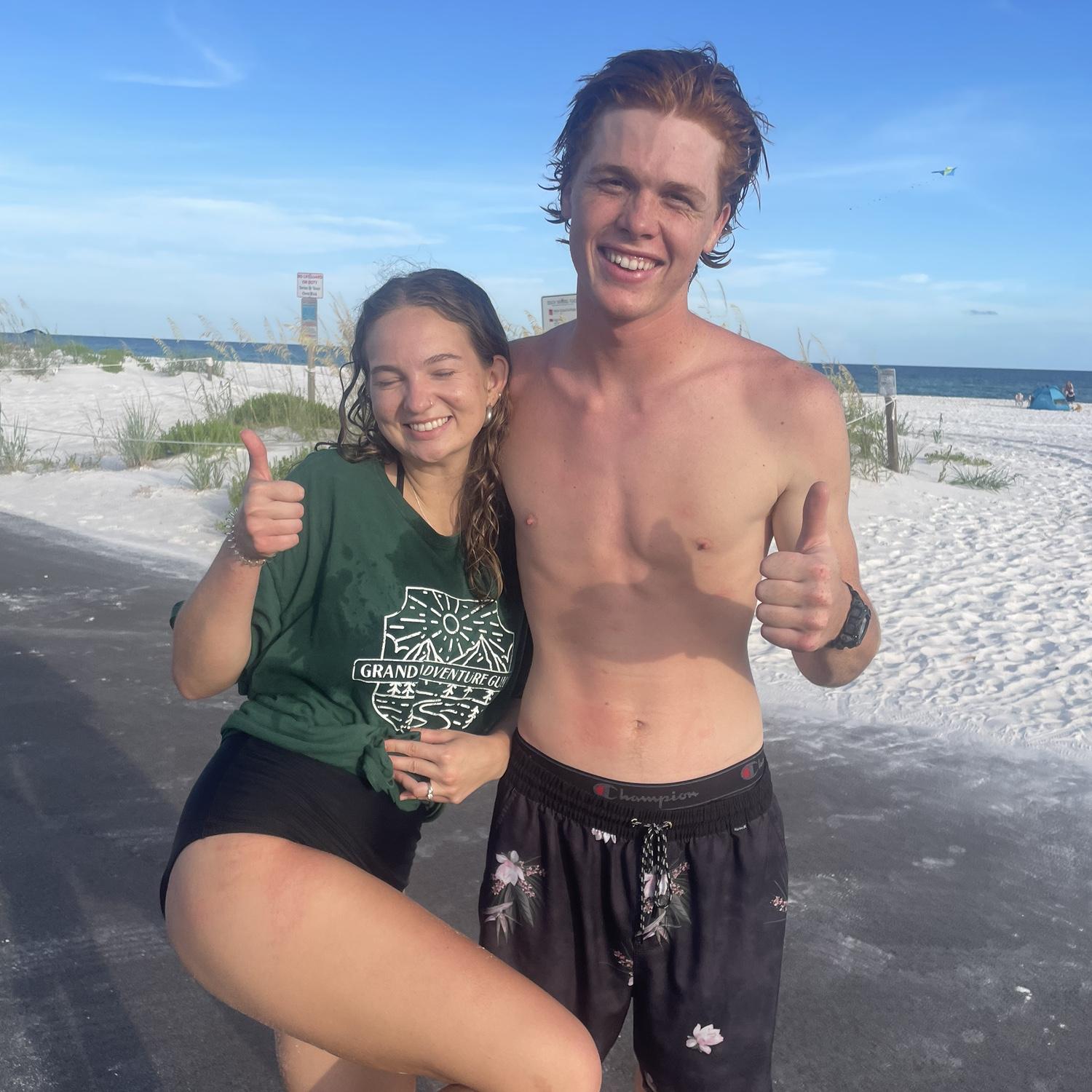when we got attacked by a jellyfish
