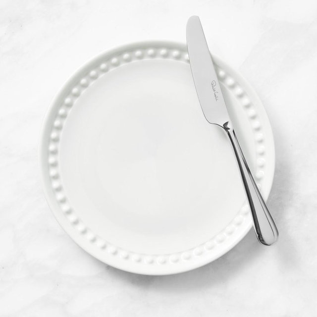 Pillivuyt Beaded Coupe Bread & Butter Plates, Set of 8