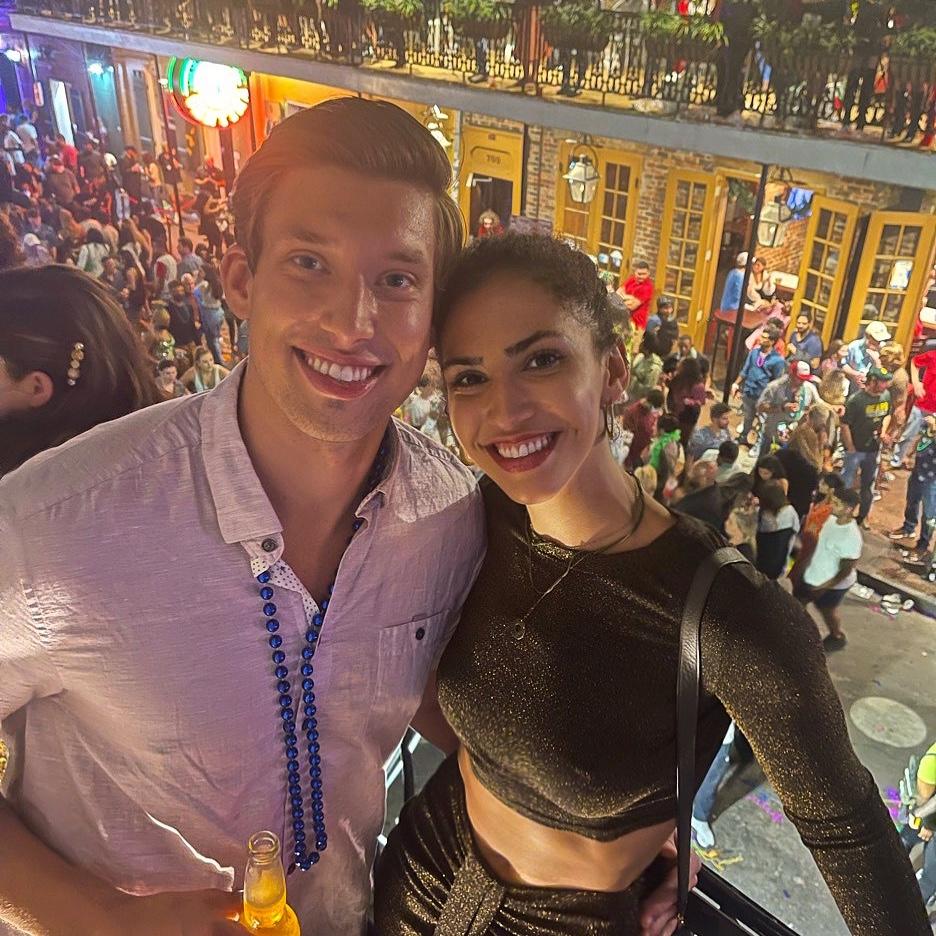 New Orleans to celebrate 2 years together.