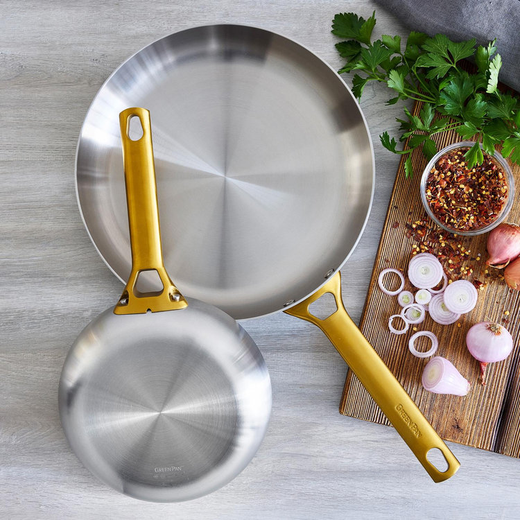GreenPan, Reserve Stainless Steel 10-Piece Cookware Set | Zola