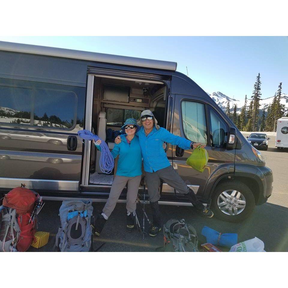 Portering up to Muir for OSAT climbers on their way up to the top of Mt Rainier!