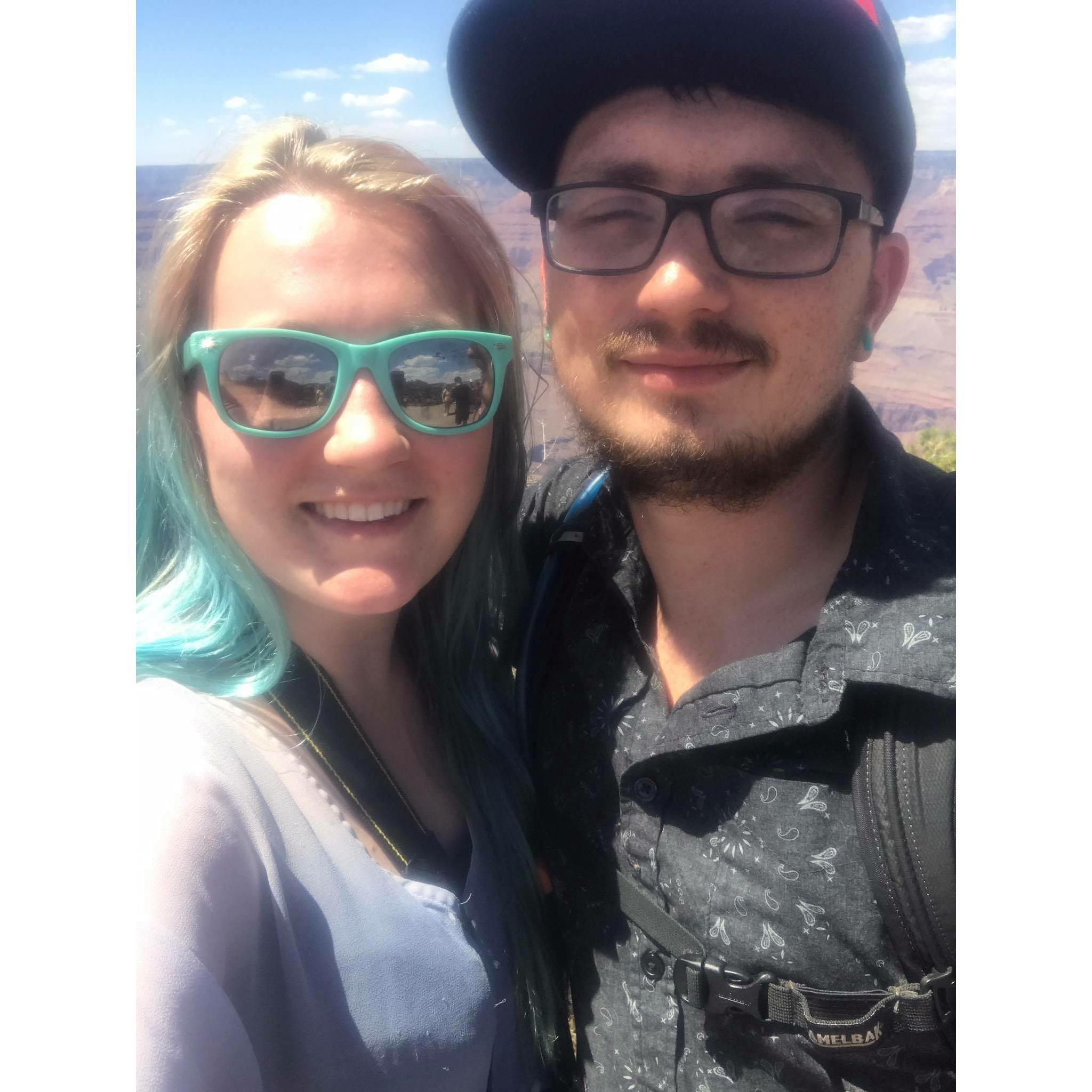 Roadtrip out west summer 2017. Here we are at the Grand Caynon