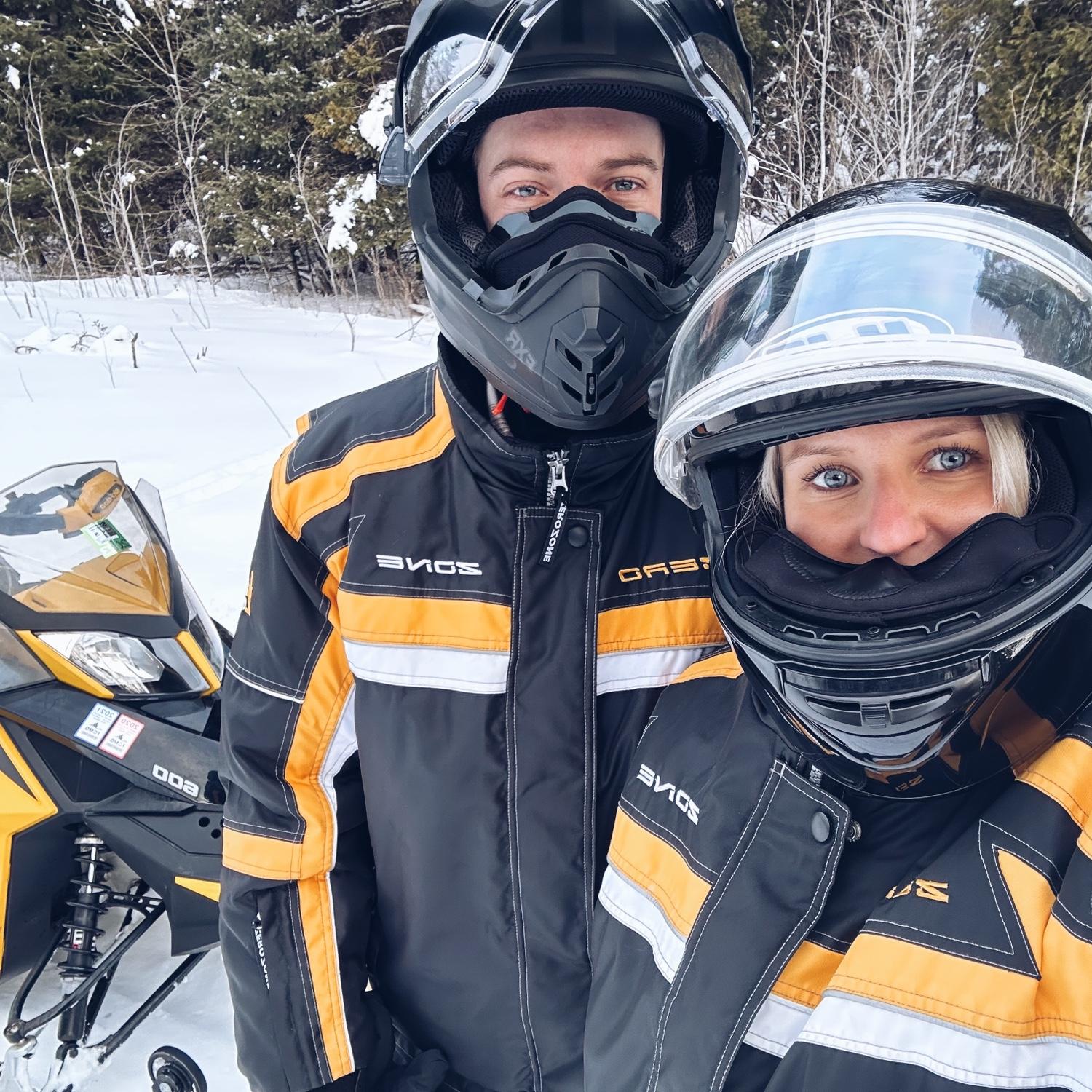 Skidoo rides - Alex’s favourite thing to do in the winter