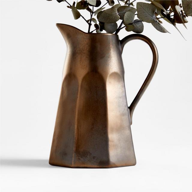 Stevey Gold Pitcher by Leanne Ford