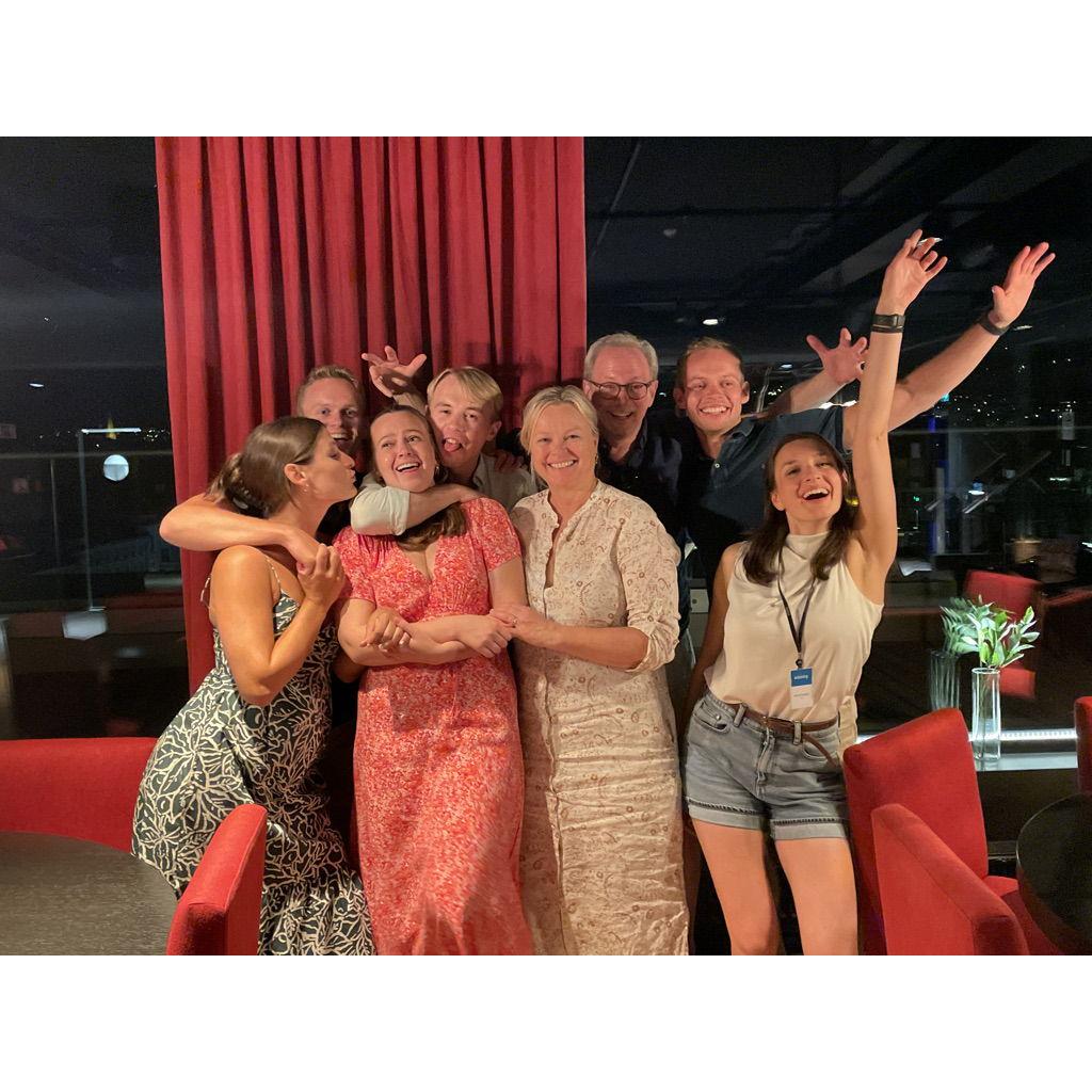 Whole Wingate crew together for Alex' 30th birthday party (2022)