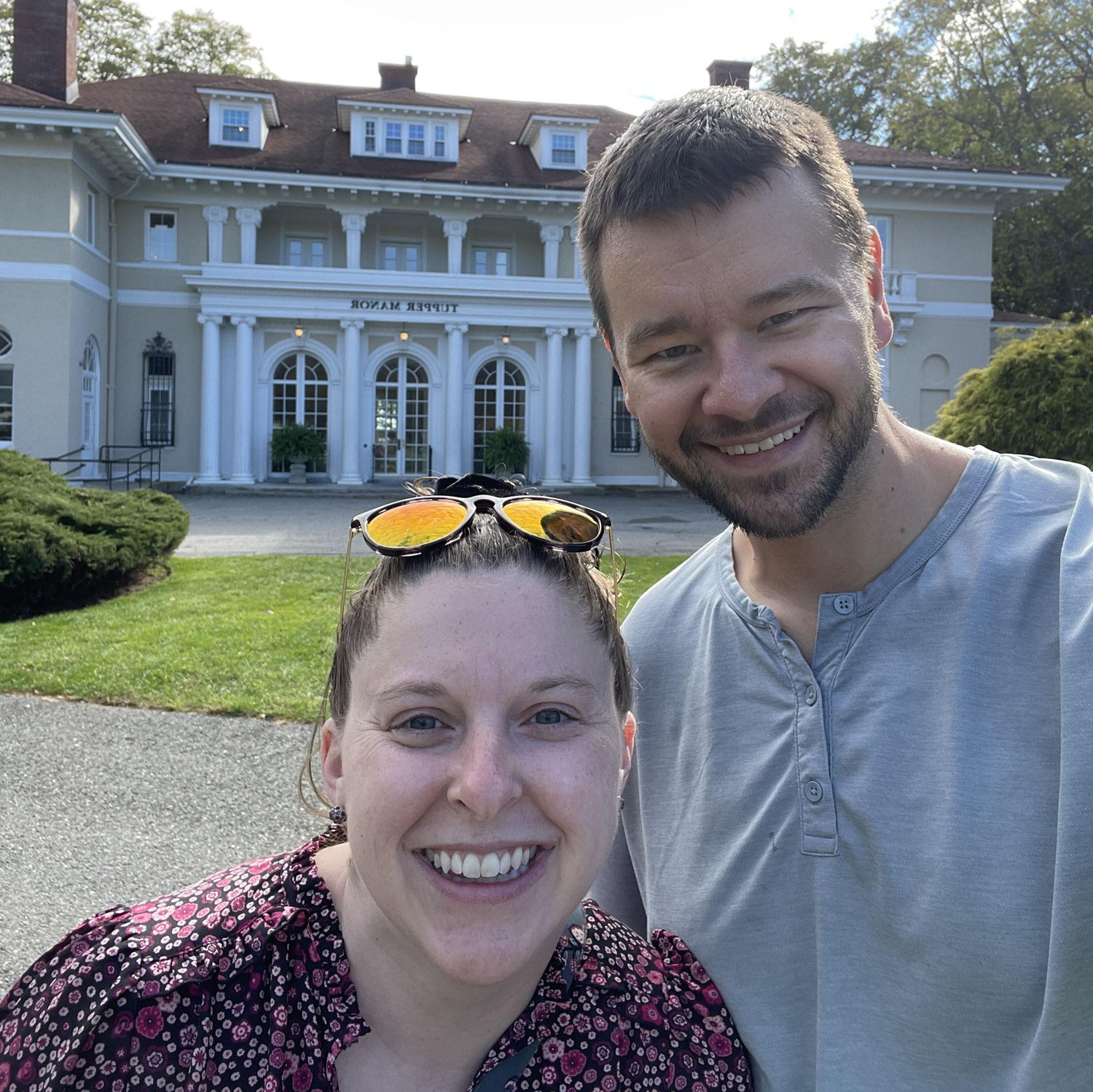 Our first tour of Tupper Manor after our engagement!