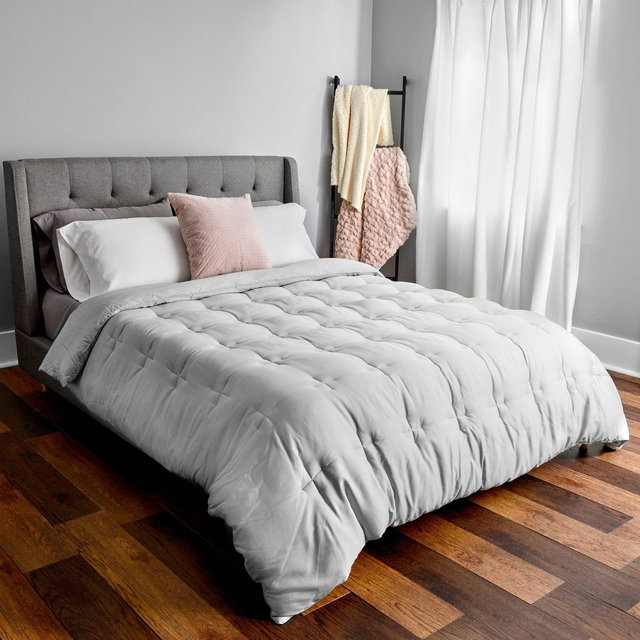 Full/Queen 300 Thread Count BeComfy Comforter Gray Violet - Tranquility