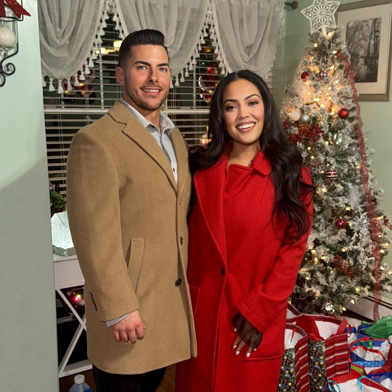 Our first and last Christmas engaged