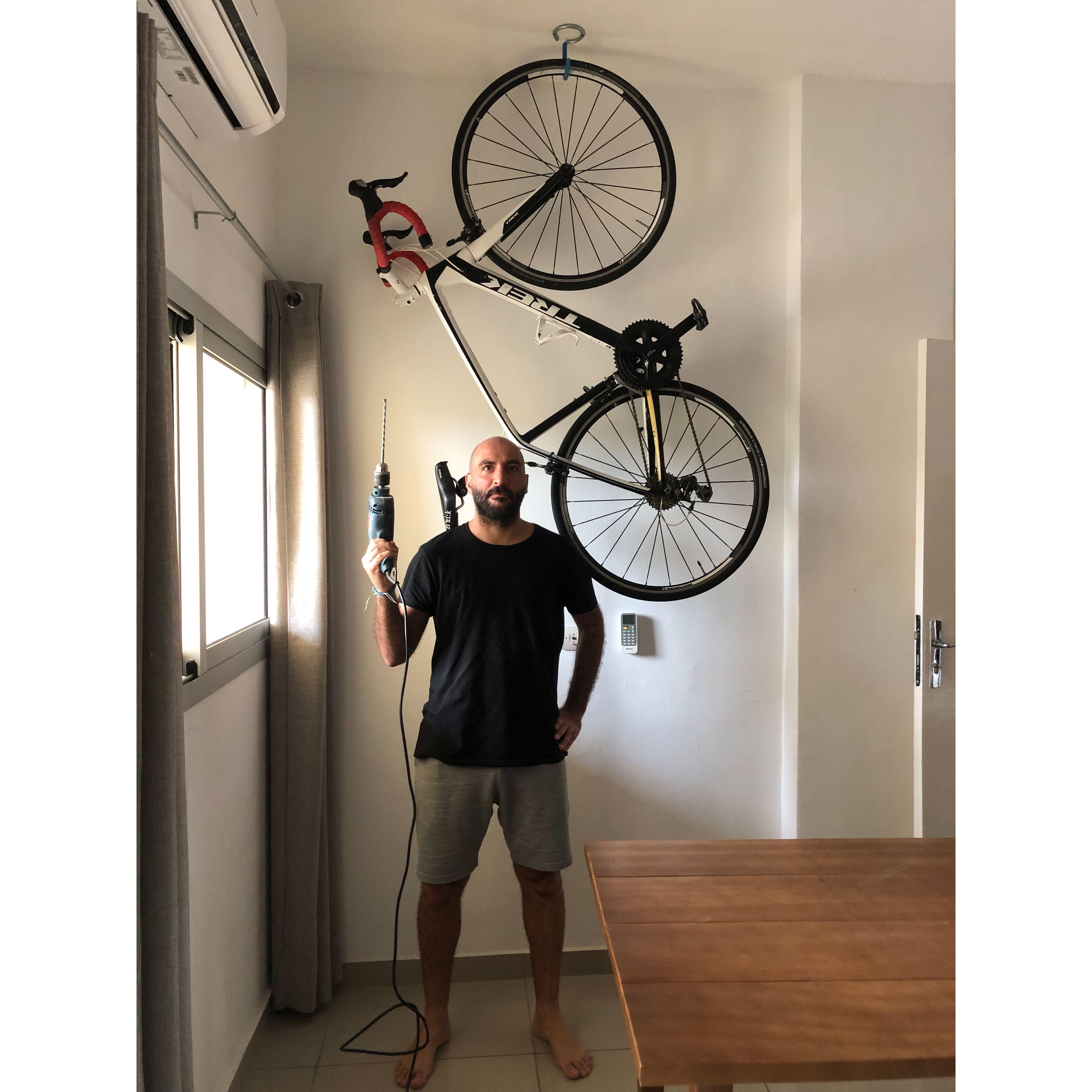 Man knows his tools!