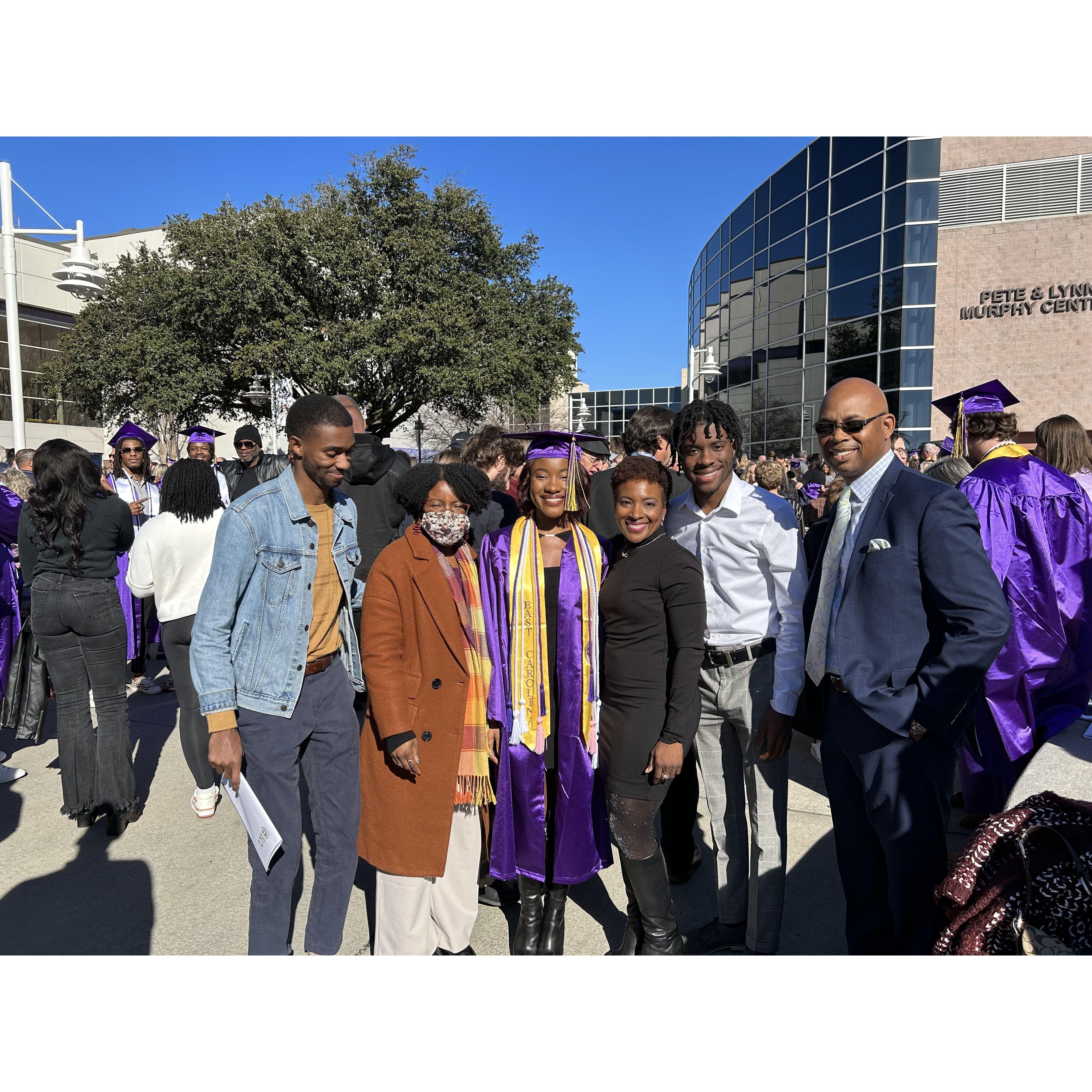 Nia's Graduation from college - December 2023