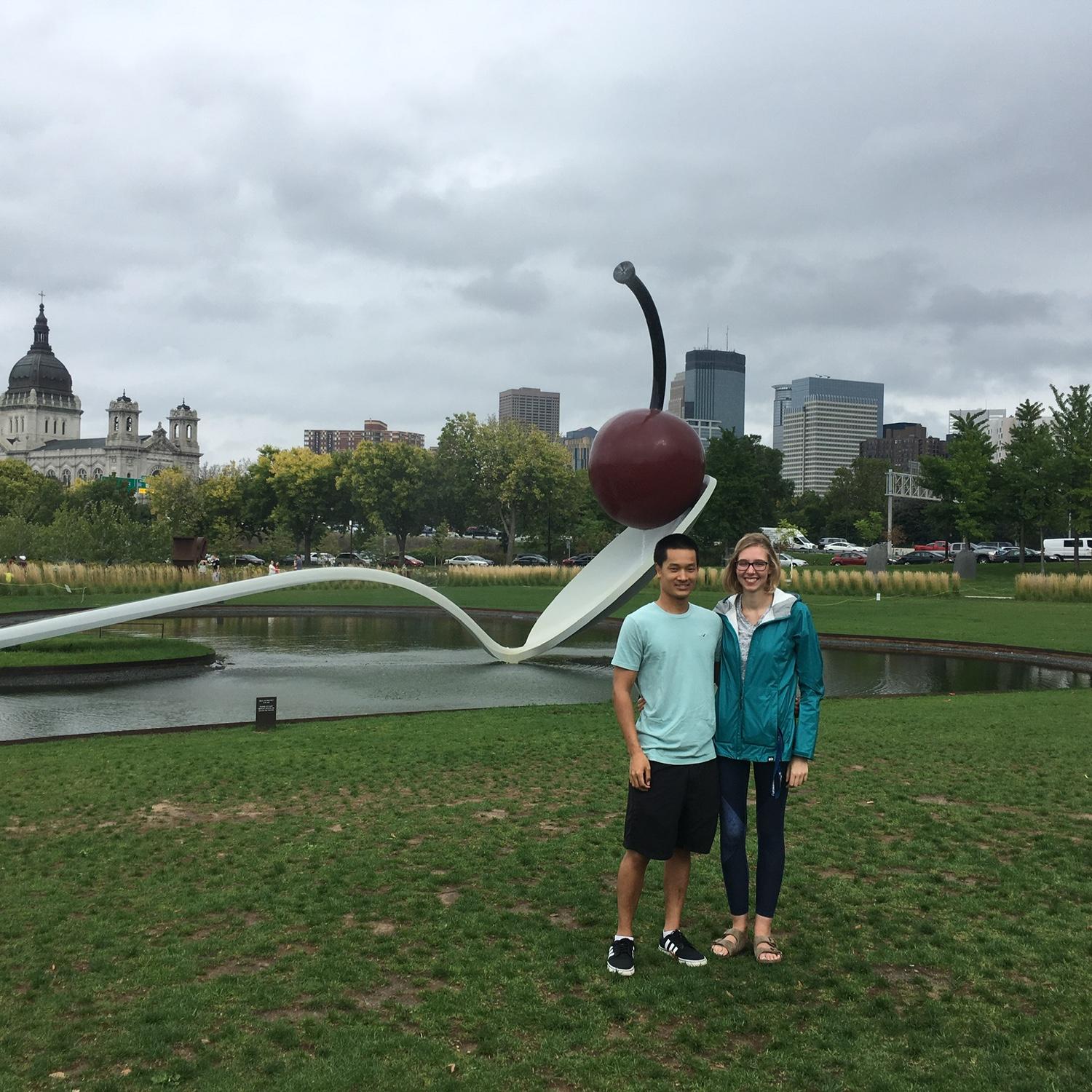 This is actually the very first picture we have together as a couple 🥹