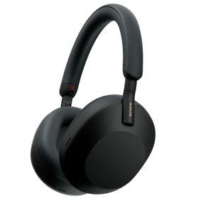 Sony - WH-1000XM5 Wireless Noise Cancelling Over-the-Ear Headphones - Black