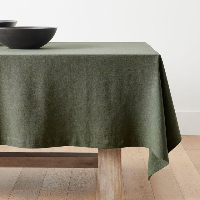 Mason Rectangle Tablecloth, 70x126", Cypress