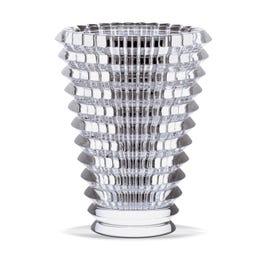 Baccarat Eye Vase Oval, Clear