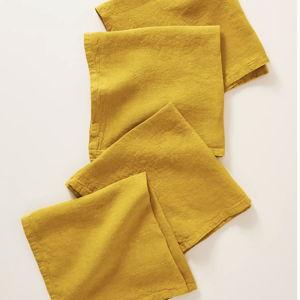 Edison Portuguese Linen Napkins, Set of 4