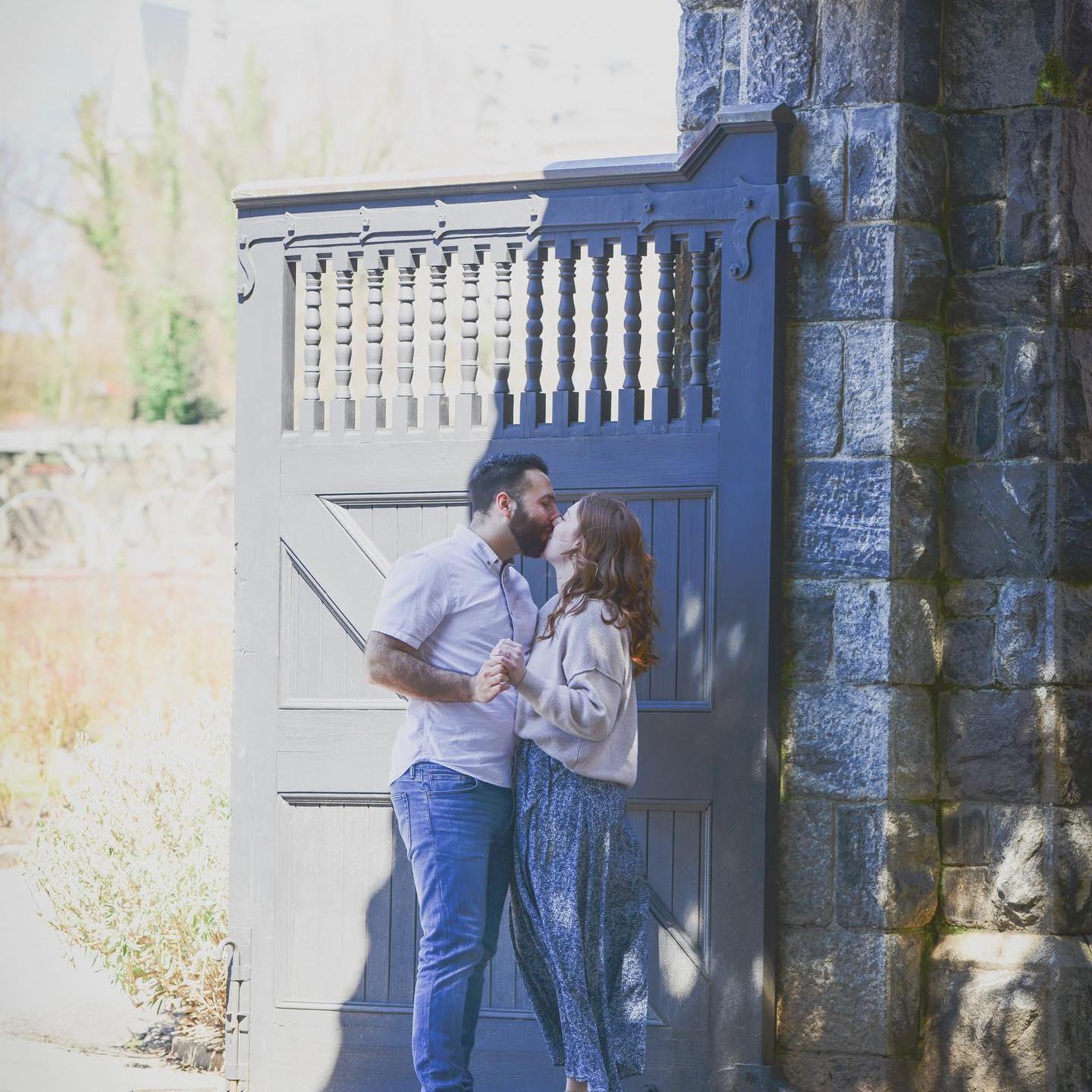 The day we got engaged. Jose was so sweet with how he planned it all.