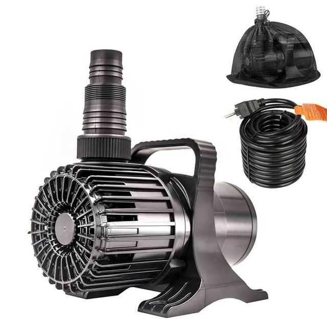 OYO WATER Outdoor Large 4700gph-250W 32.8FT Pond Water-fall & Kio Fish Fountain-s &Garden Pump Submersible IPX8: Long 32.8FT Cord Smart-er & Quieter Duck & Yard& Patio Ponds Pumps, 1 Barrier Pump Bag