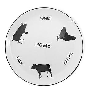 Boston International Hibiscus Heaven Farm Fresh Serving Tray