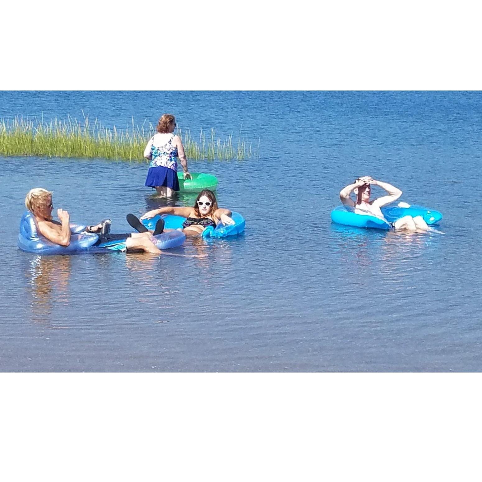 Enjoying Muddy Cove in back of our home