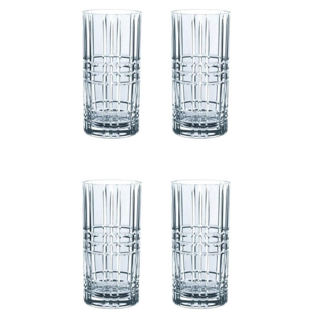 Nachtmann Square Longdrink Glass, Set of 4