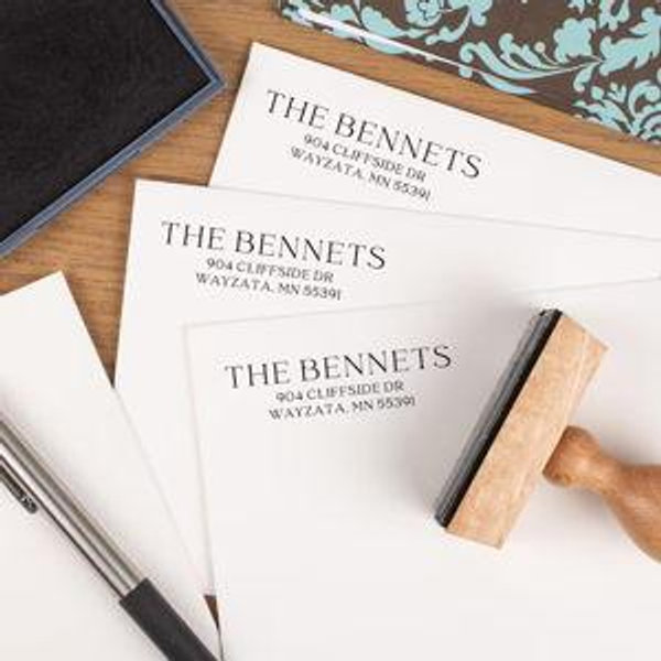 Personalized Rubber Address Stamp, Custom Return Address Stamp, Classic Wedding Stamp, Premium Mailing Stamp, Event Invite Mailing Stamp - Etsy