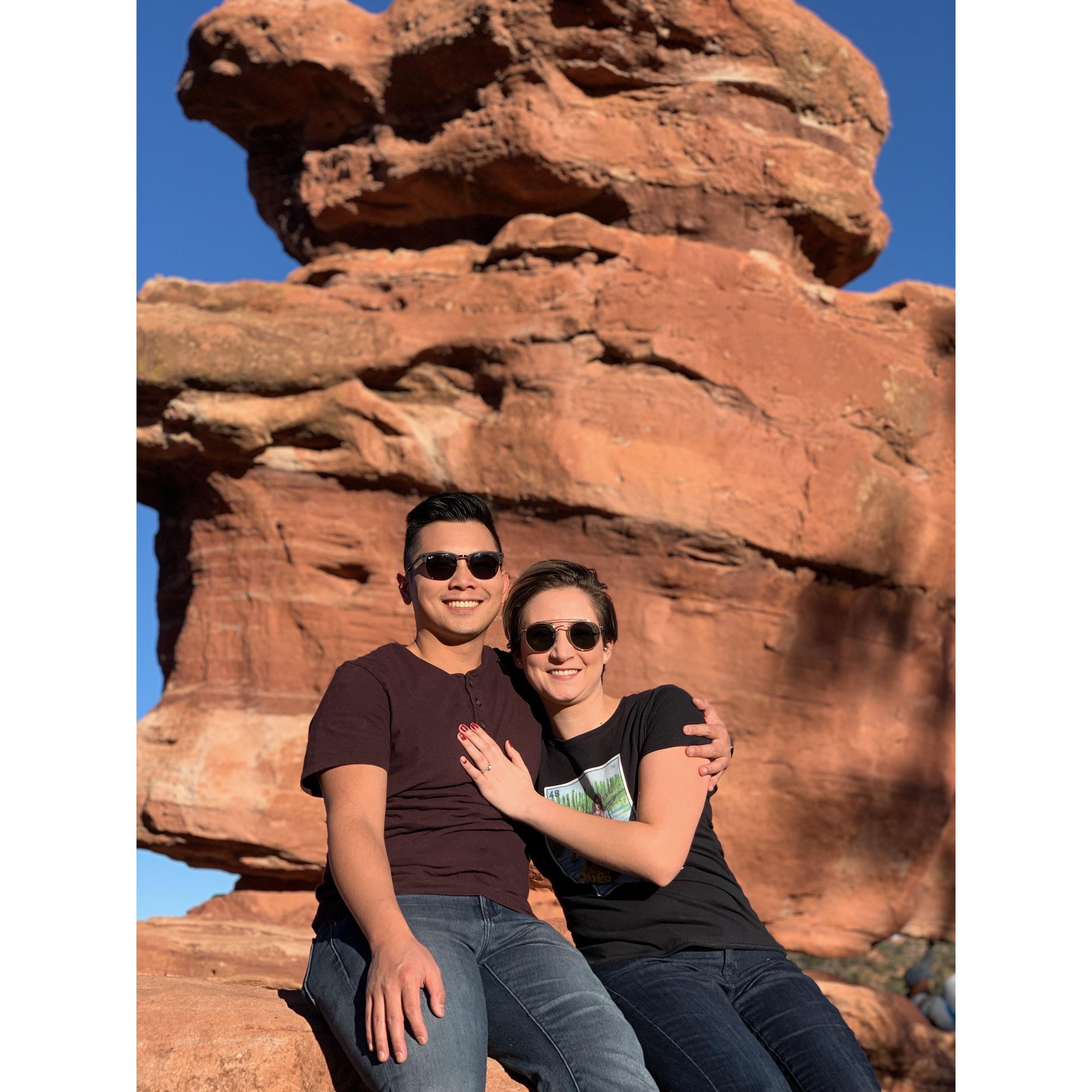 At Garden of the Gods!
