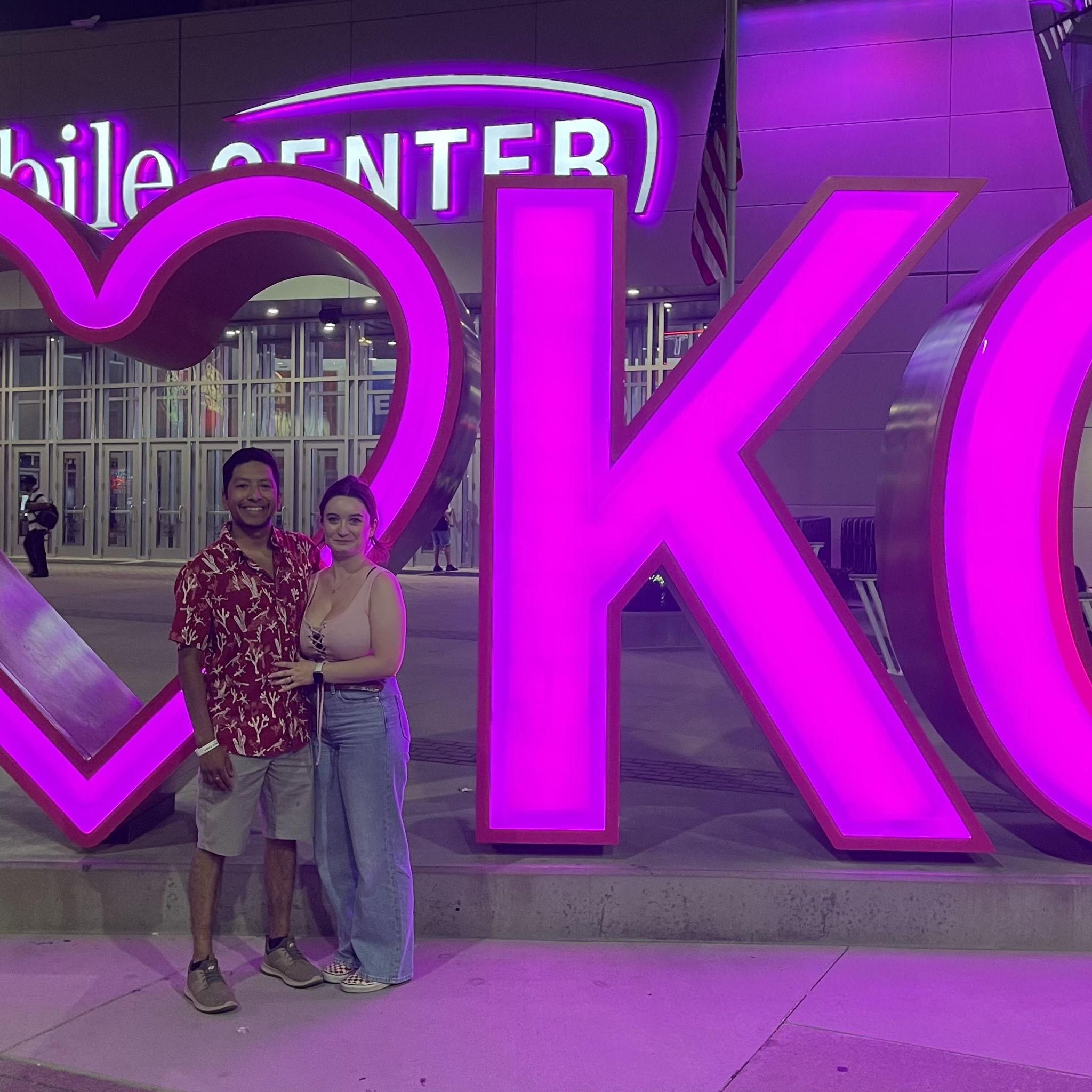 Birthday trip to KC! We watched a car burn and explode on the way down.