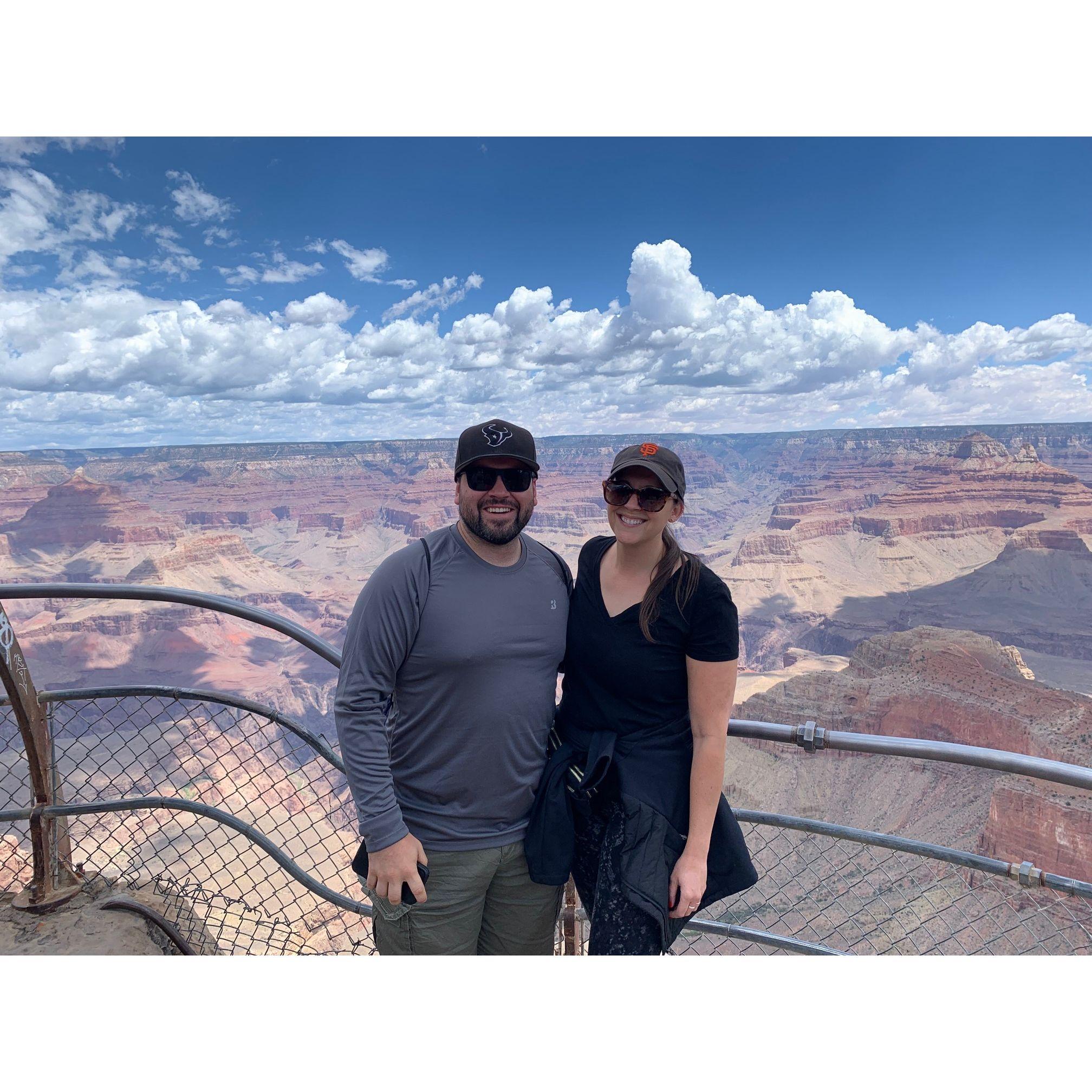 The Grand Canyon during our road trip to Arizona/New Mexico