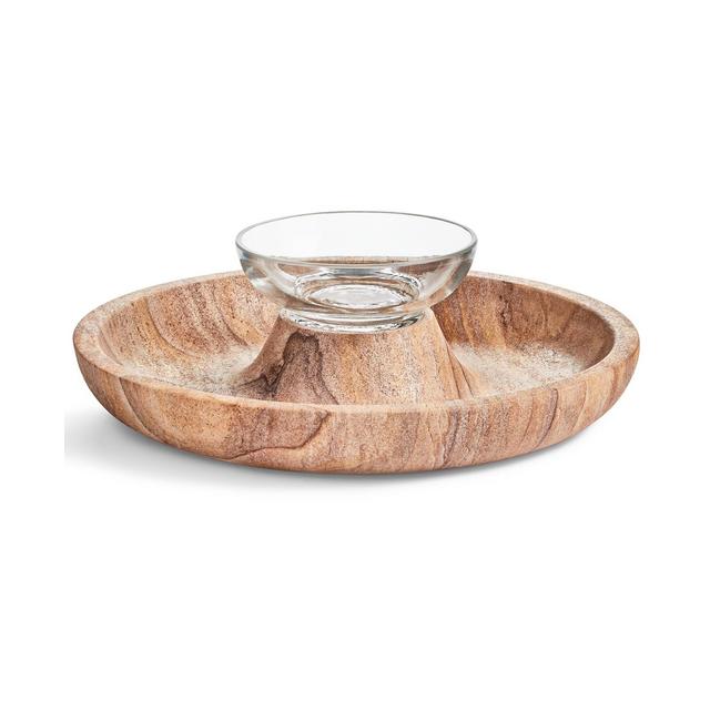 Hotel Collection Sandstone Chip & Dip Server, Created For Macy's