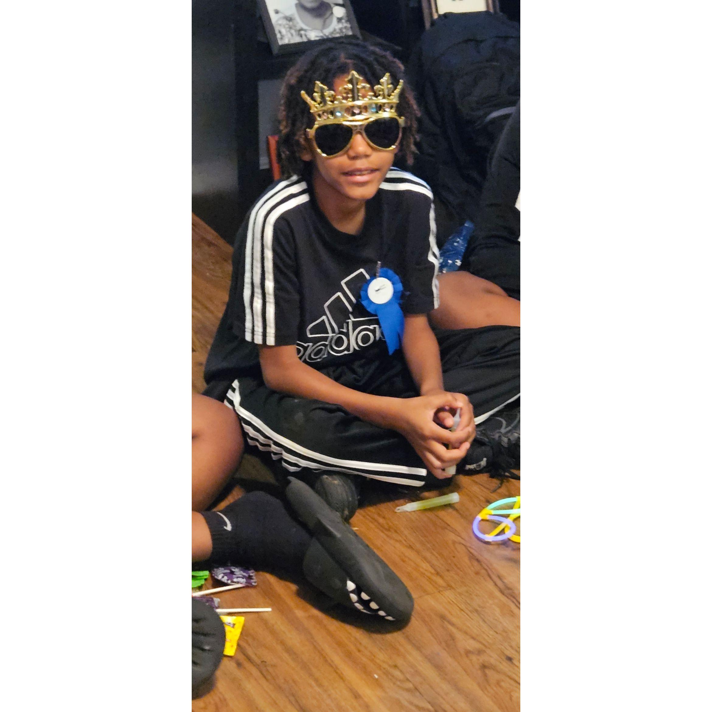 I love this lil dude...he's the coolest! #Deion