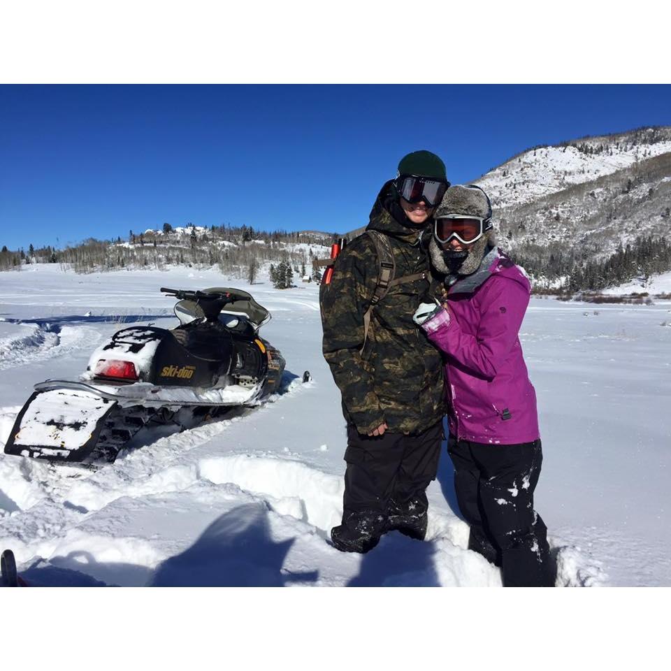 The first Christmas we spent together, Steamboat Springs, CO 2015
