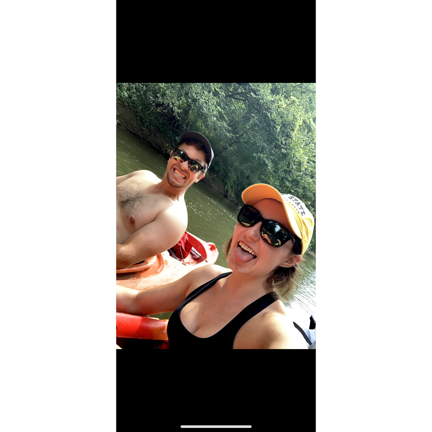 Went to hocking hill and got to kayak 6 miles