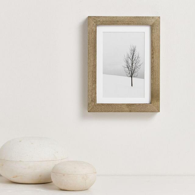 Wood Gallery Frame, 6"x8" Overall (4"x4", 4"x6" Opening) - Grey