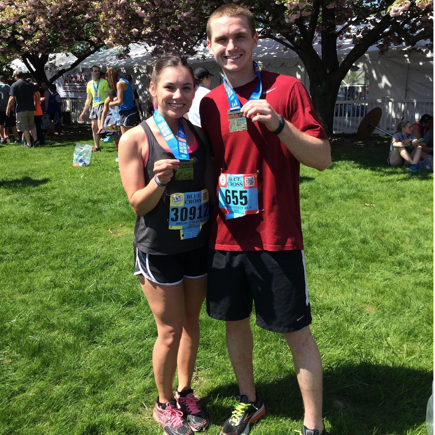 Our first race together!