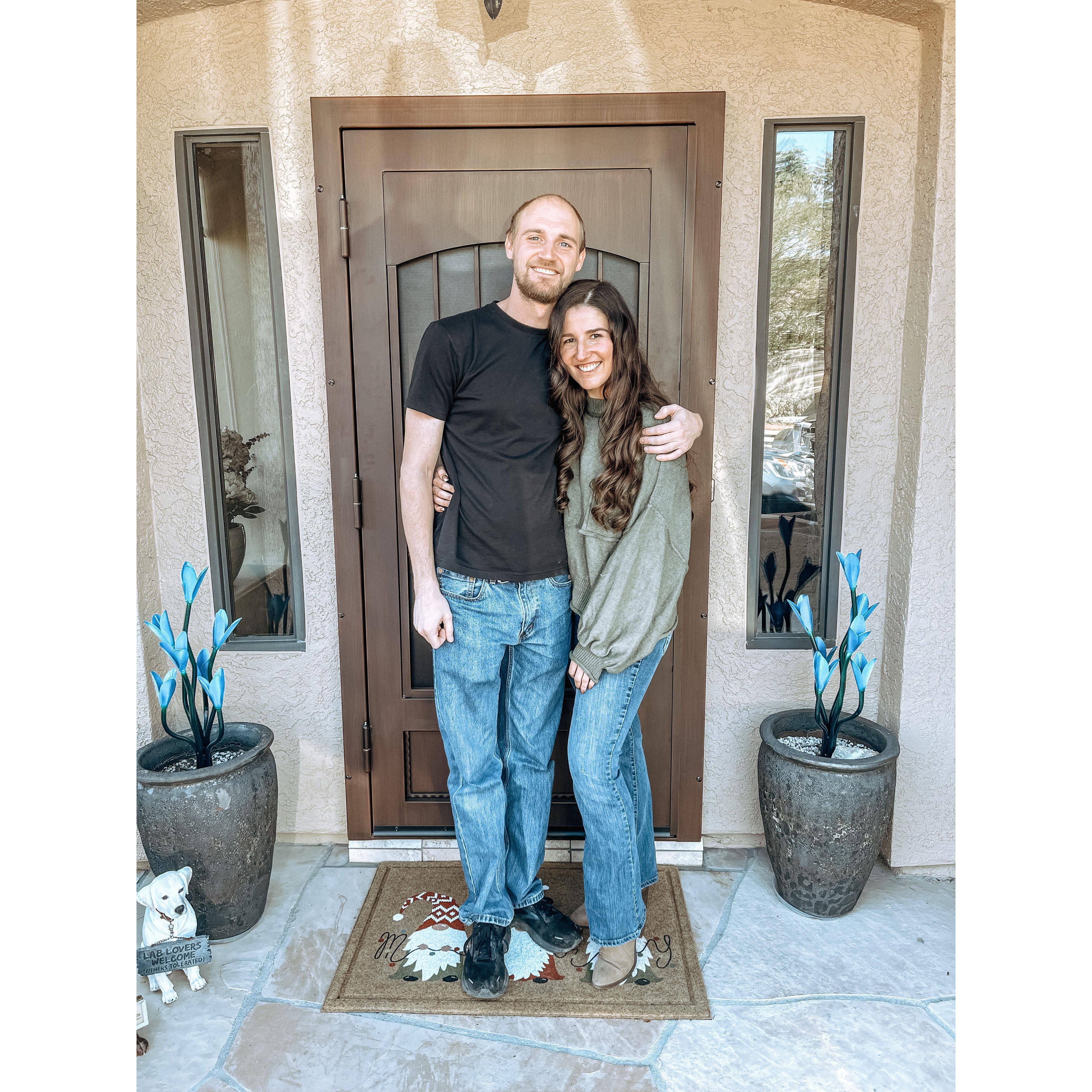 Our first Thanksgiving together.