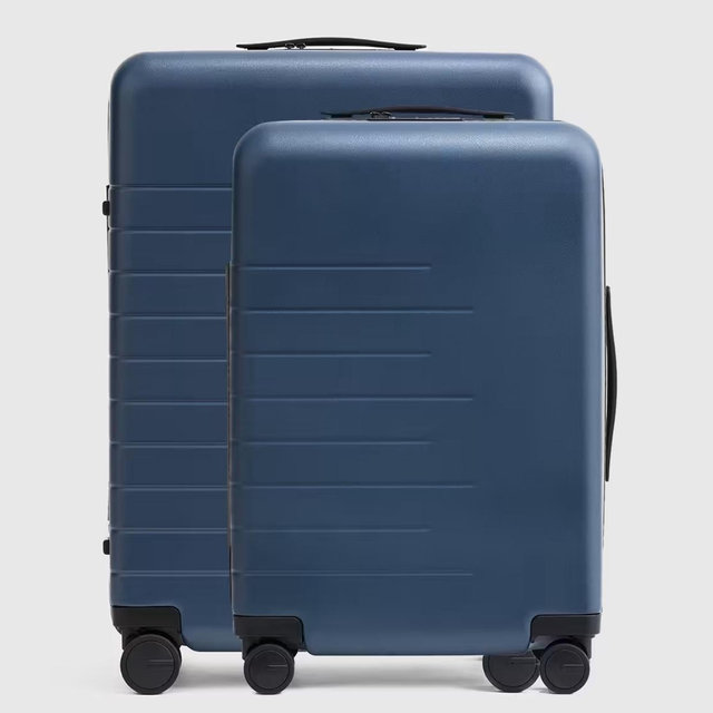 Navy Carry-On & Medium Check-In Suitcase Bundle