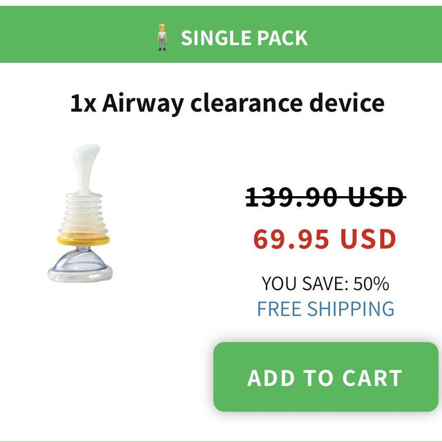 Airway clearance device