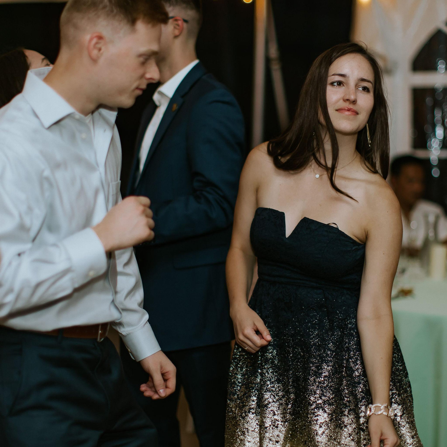 Dancing it up at Liam and Ashley's wedding