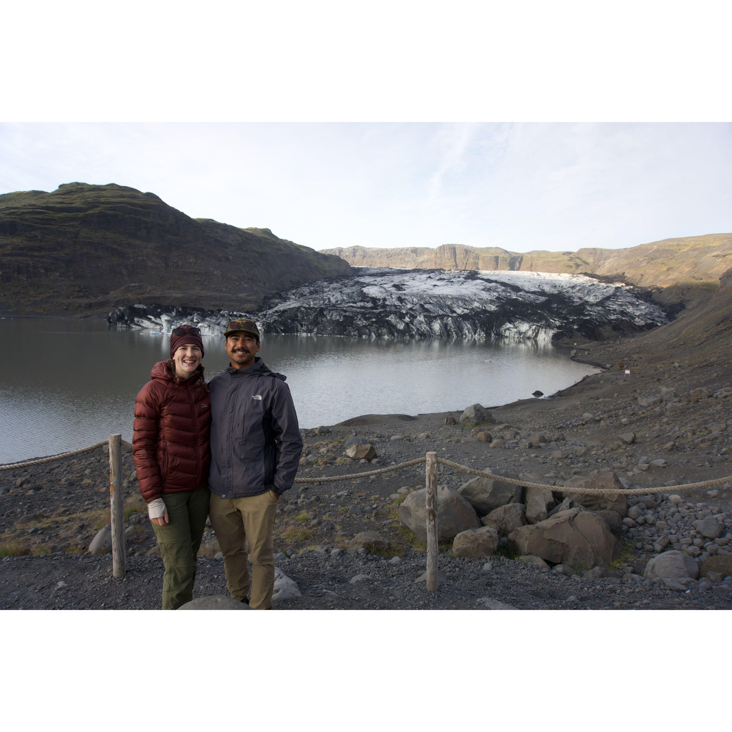 Our first glacier in Iceland