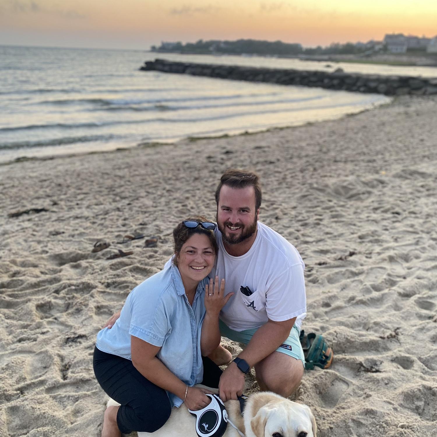 Our engagement sunset!