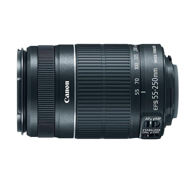 Canon EF-S 55-250mm f/4.0-5.6 is II Telephoto Zoom Lens (Renewed)