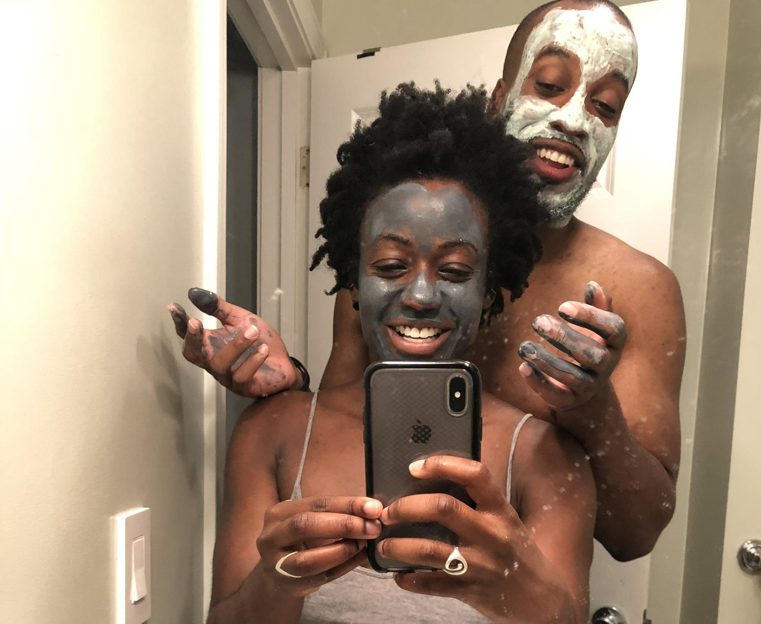 We miss when face mask meant this. 2018