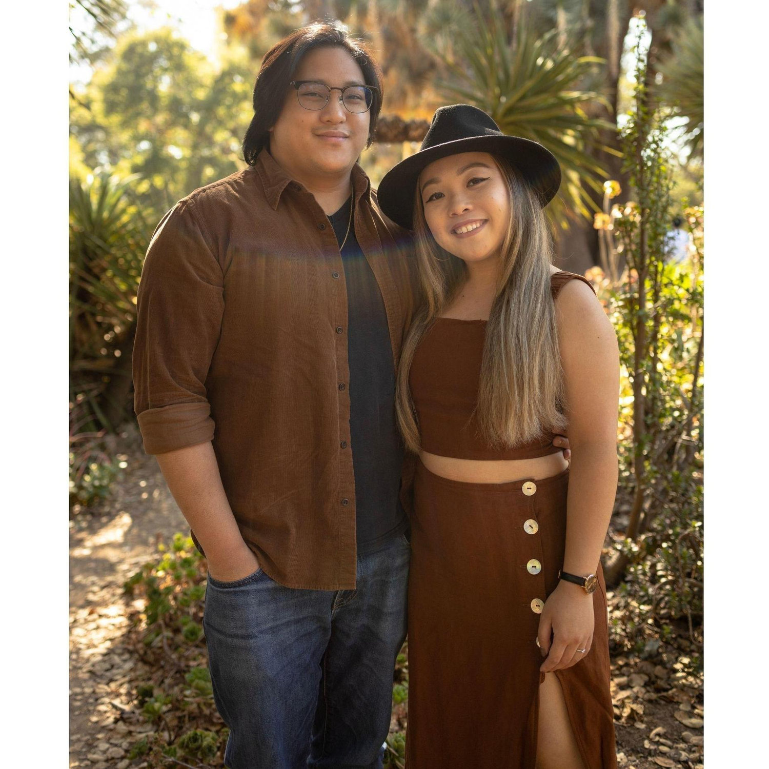 Stanford Arizona Garden Save the Date Photoshoot!